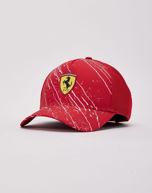 PUMA Ferrari Race Trucker Hat - Red - 026074-01