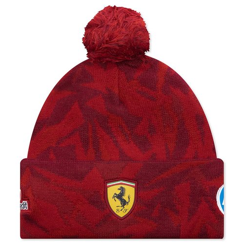 PUMA Ferrari Replica Special Edition Vegas Beanie Hat - Red/Dark Red - 026782-01