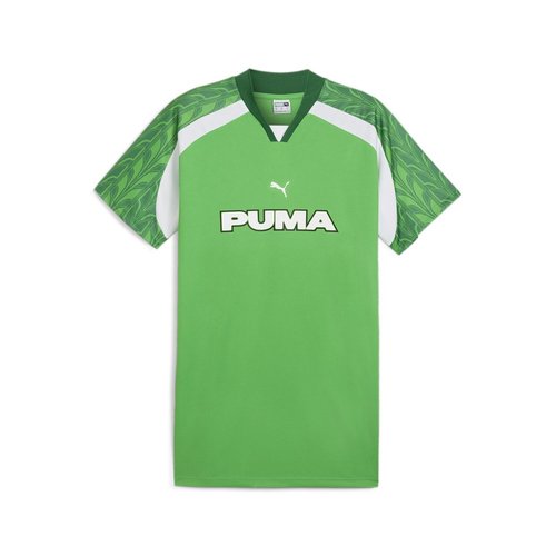 PUMA Football Jersey Short Sleeve Dress Shirt - Green - 630990-36