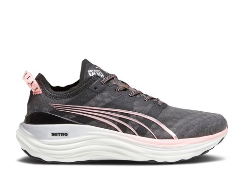 PUMA ForeverRun Nitro - Black/Pink/Silver - 377758-08