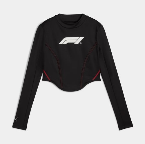PUMA Formula 1 75 Years Corset Long SLeeve Shirt - Puma Black - 633044-01