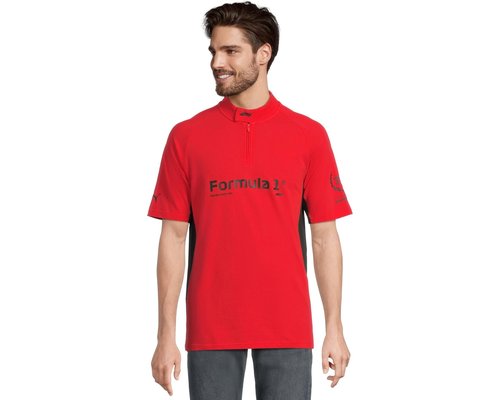 PUMA Formula 1 Polo 75 Years Clothing - Pop Red - 632657-03