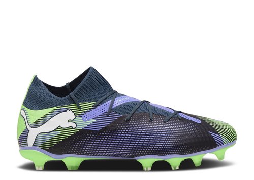 PUMA Future Pro 7 FG AG - Gray Skies-Puma White-Fizzy Apple - 107924-03