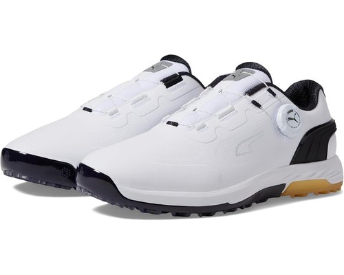 PUMA Golf Alphacat Nitro Disc - Puma White/Puma Black/Gum - 378920-06
