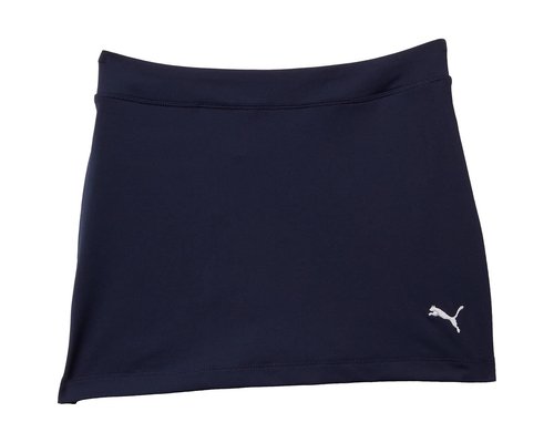 PUMA Golf Solid Knit Skirt Big Kids Skirt - Navy Blazer - 572340-16