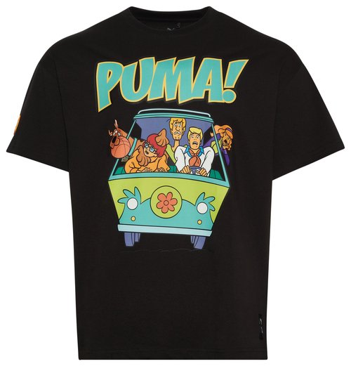 PUMA Hoops x Scooby-Doo Short Sleeve T-Shirt - Black/Multi - 630374-02