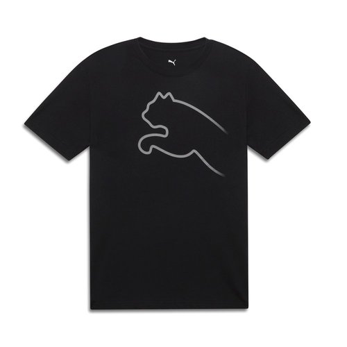 PUMA House of Graphics Crew Neck Short Sleeve T-Shirt - Black - 691933-01