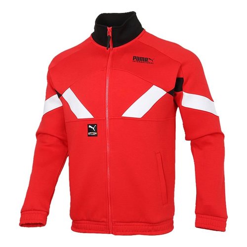 PUMA International Game Double Knit Track Jacket - Red - 531339-11