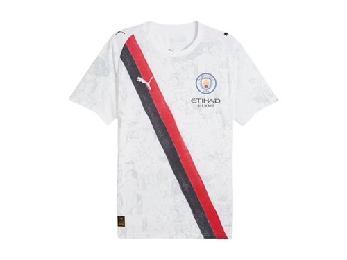 PUMA KidSuper Manchester City Replica Jersey - White/Black - 781141-07