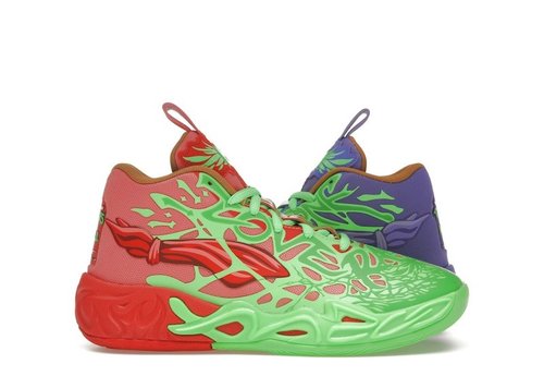 Teenage Mutant Ninja Turtles x PUMA MB.04 - Fluro Green Pes/Puma Red/Dark Amethyst - 312056-01
