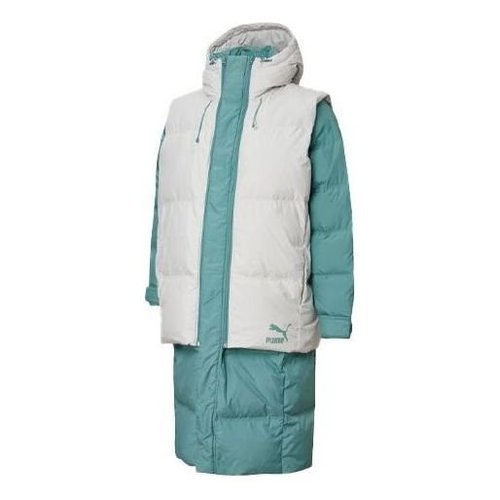 PUMA Layer Down Jacket - Teal/White - 598317-94