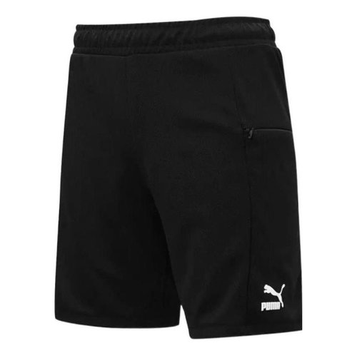 PUMA Logo Essential Shorts - Black/White - 536914-01