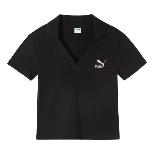 PUMA Logo Polo Shirt - Black/White - 626863-01