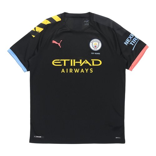 PUMA Manchester City 19/20 Away Jersey - Black/Yellow/Red - 755590-02