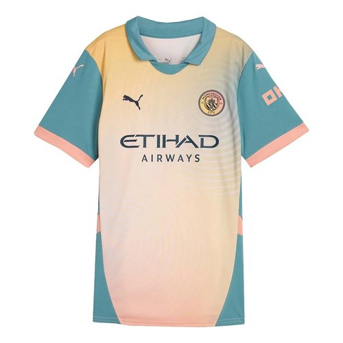 PUMA Manchester City 24/25 Fourth Replica Jersey - Yellow - 775141-04