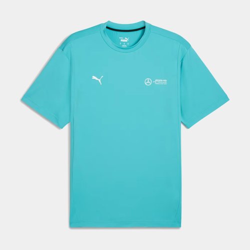 PUMA Mercedes-AMG Petronas F1 Cloudspun Short Sleeve Shirt - Blue/White - 627311-05