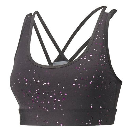 PUMA Mid Impact Concept Bra - Grey/White/Pink - 521372-01