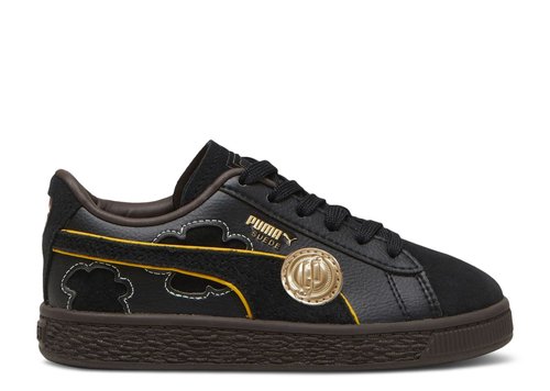 One Piece x PUMA Suede - Black/Dark Chocolate - 396725-01