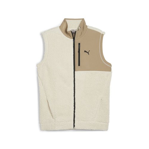 PUMA Open Road Winterized Full Zip Vest - Beige/Off White - 681999-87