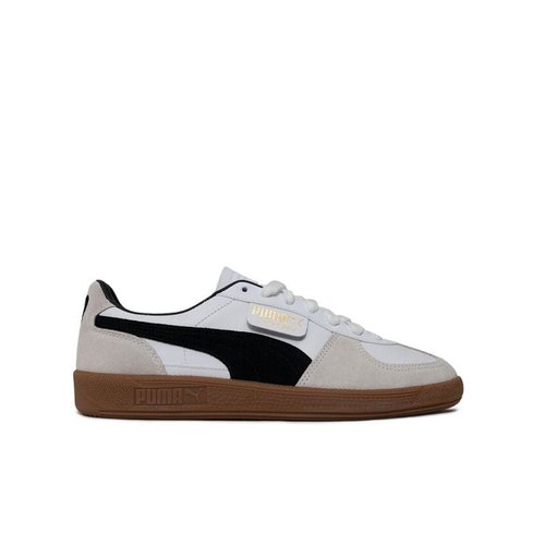 PUMA Palermo Leather White/Vapor Grey-Gum - Brown/Green - 397467-01