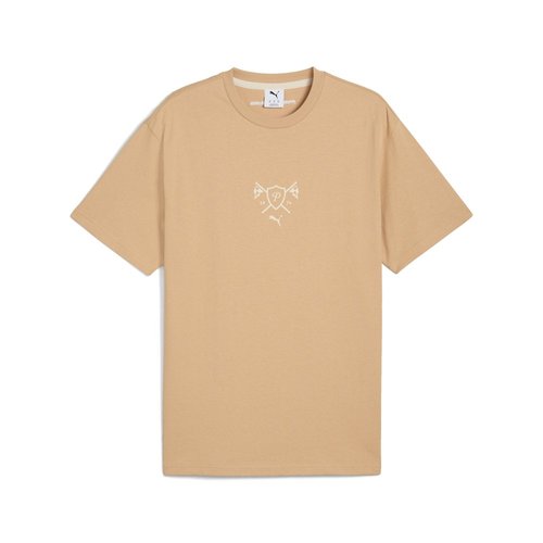 PUMA Porsche Legacy Lifestyle Graphic Crew Neck Short Sleeve T-Shirt - Brown - 630269-10