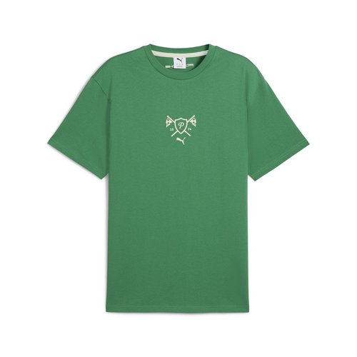 PUMA Porsche Legacy Lifestyle Graphic Crew Neck Short Sleeve T-Shirt - Green - 630269-11