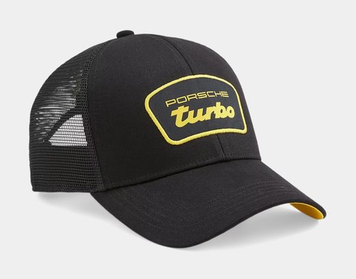 PUMA Porsche Legacy Trucker Hat - Black/Yellow - 024877-01