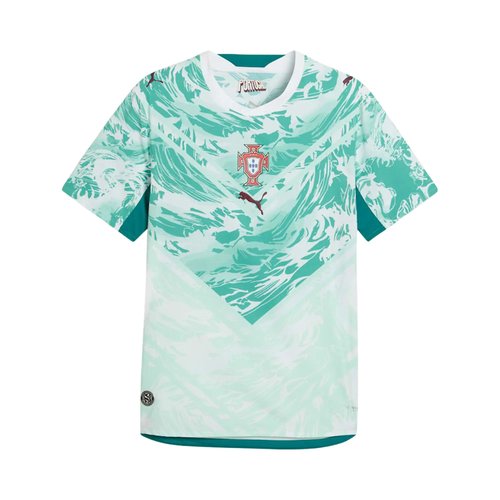 PUMA Portugal Authentic Away Jersey - Club Red/Green Lagoon - 783286-02