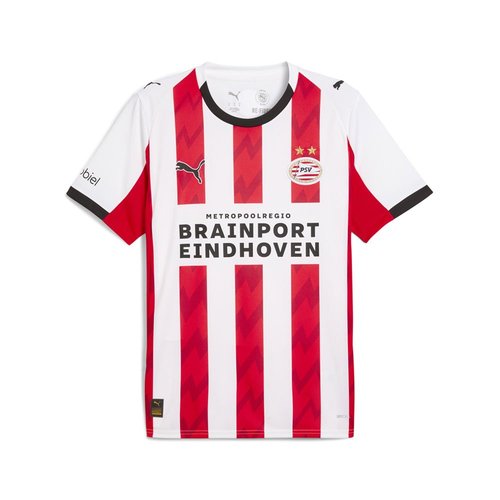 PUMA PSV Home Crew Neck Short Sleeve Replica Jersey - White - 780420-01