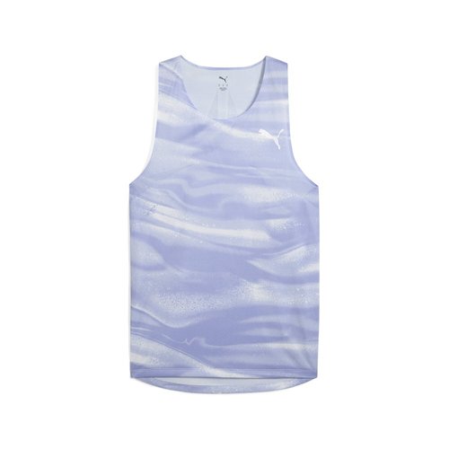 PUMA Raceday Ultraspun Graphic Crew Neck Athletic Tank Top - Blue - 526640-47