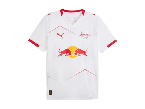 PUMA RB Leipzig '25/'26 Home Jersey - White/For All Time Red - 779876-01