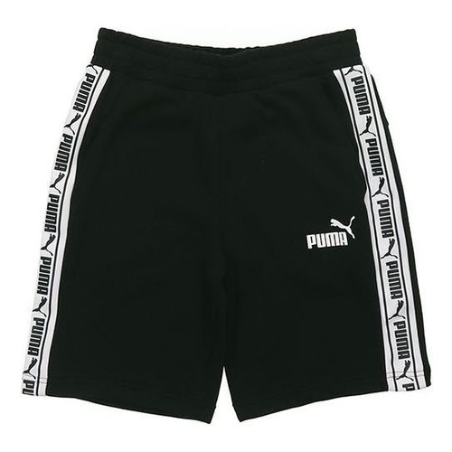 PUMA Rebel Sweat Shorts - Black/White - 533192-01