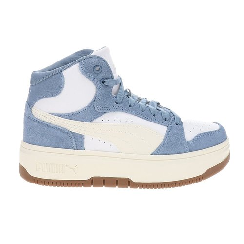 PUMA Rebound Femme Mid Suede Platform - Blue/White - 402595-03