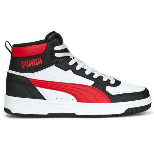 PUMA Rebound Joy High Top - Black/Red/White - 374765-22
