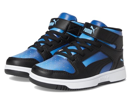 PUMA Rebound Layup Mid Hook And Loop - Blazing Blue/Puma Black/Team Light Blue - 403099-01