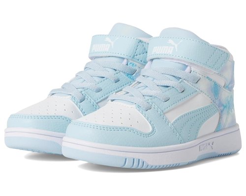 PUMA Rebound Layup Mid Hook And Loop - PUMA White/Icy Blue - 403185-01