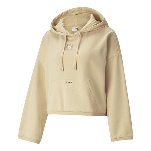 PUMA RE.GEN Cropped Hoodie - Yellow - 531941-20