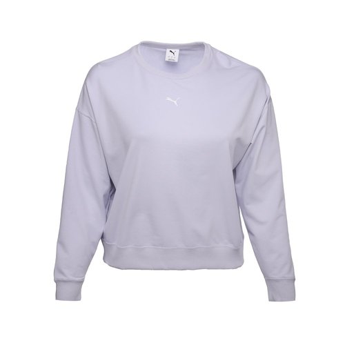 PUMA Relaxed Crew Neck Long Sleeve Sweatshirt - Blue - 691528-47