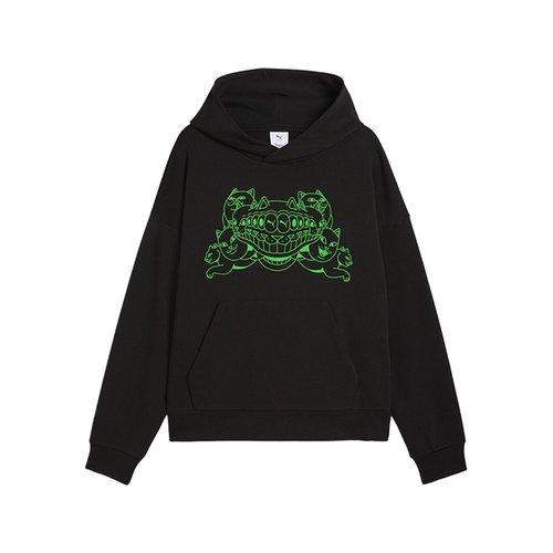 PUMA Ripndip Boxy Graphic Pullover Hoodie - Black - 632414-01