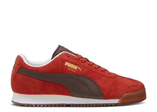 PUMA Roma Suede - Mars Red/Espresso Brown/Gum - 398635-04