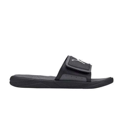 PUMA Royalcat Comfort Slides - Black/Castlerock/White - 372280-01
