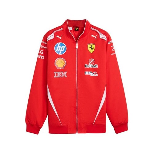 PUMA Scuderia Ferrari HP Replica Drivers Authentic Bomber Jacket - Puma Red - 713817-01