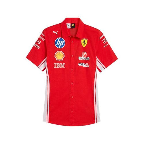 PUMA Scuderia Ferrari HP Short Sleeves Shirt - Puma Red - 713828-01