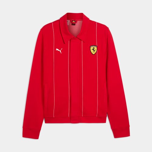 PUMA FERRARI RACE PREMIUM JACKET - Red/White - 630207-02
