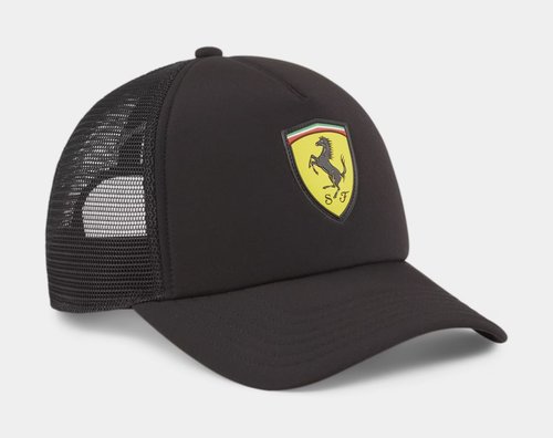 PUMA Scuderia Ferrari Race Trucker Hat - Black - 025166-02