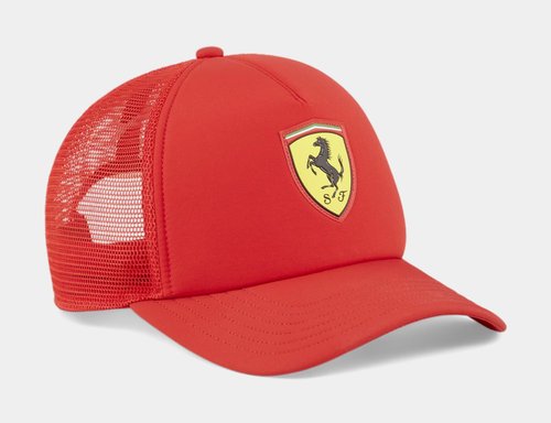 PUMA Scuderia Ferrari Race Trucker Hat - Red - 025166-01