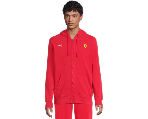 PUMA Scuderia Ferrari Sportswear Hooded Sweat Jacket Jacket - Rosso Corsa - 632776-02