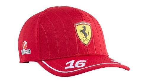 PUMA Scuderia Ferrari Team Charles Leclerc Cap - Red (2025) - 202359-02
