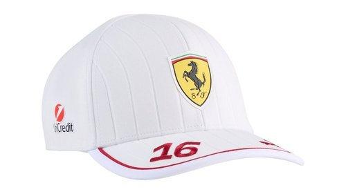 PUMA Scuderia Ferrari Team Charles Leclerc Cap - White (2025) - 202359-97