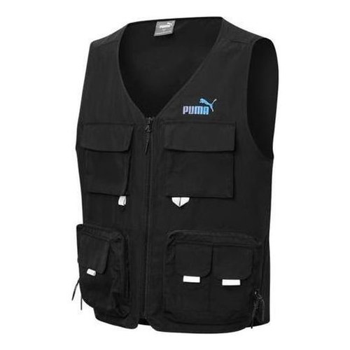PUMA SKB Woven Vest - Black/White - 537224-01